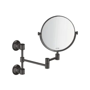 AXOR Montreux Shaving mirror - Brushed Black Chrome