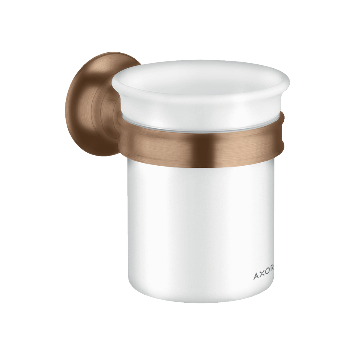 AXOR Montreux Toothbrush tumbler - Brushed Red Gold