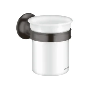AXOR Montreux Toothbrush tumbler - Brushed Black Chrome