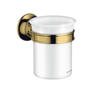 AXOR Montreux Toothbrush tumbler - Polished Gold Optic
