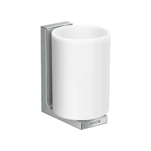 AXOR Universal Rectangular Toothbrush tumbler - Chrome