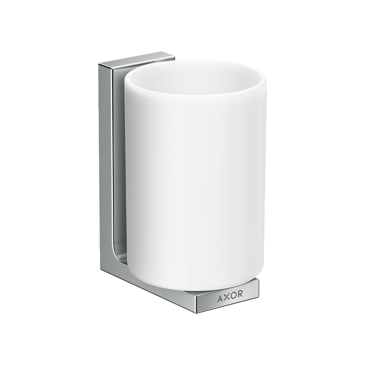 AXOR Universal Rectangular Toothbrush tumbler - Chrome