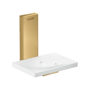 AXOR Universal Rectangular Soap dish - Brushed Gold Optic