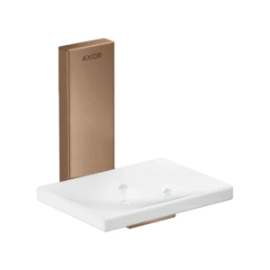 AXOR Universal Rectangular Soap dish - Brushed Red Gold