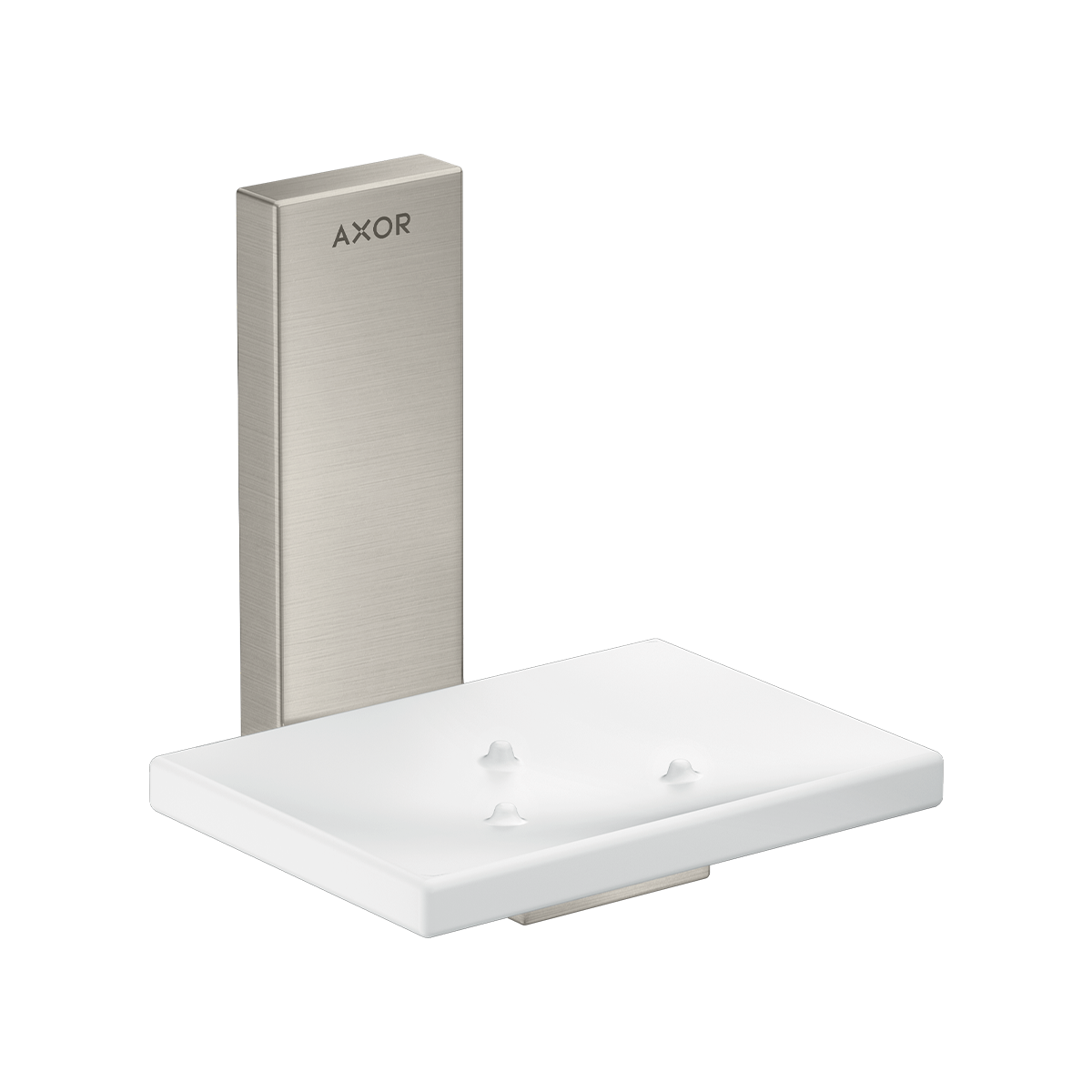 AXOR Universal Rectangular Soap dish - Stainless Steel Optic