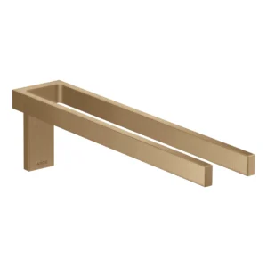 AXOR Universal Rectangular Towel holder twin-handle - Brushed Bronze