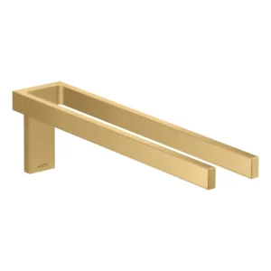 AXOR Universal Rectangular Towel holder twin-handle - Brushed Gold Optic