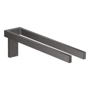 AXOR Universal Rectangular Towel holder twin-handle - Brushed Black Chrome