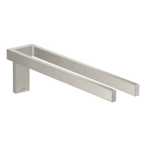 AXOR Universal Rectangular Towel holder twin-handle - Stainless Steel Optic