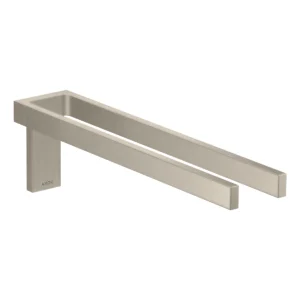 AXOR Universal Rectangular Towel holder twin-handle - Brushed Nickel