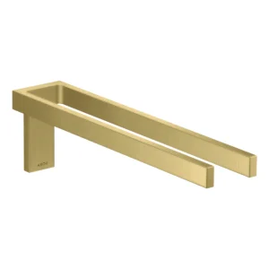 AXOR Universal Rectangular Towel holder twin-handle - Brushed Brass