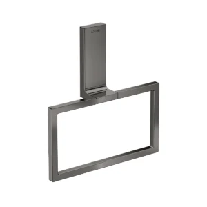 AXOR Universal Rectangular Towel ring - Polished Black Chrome