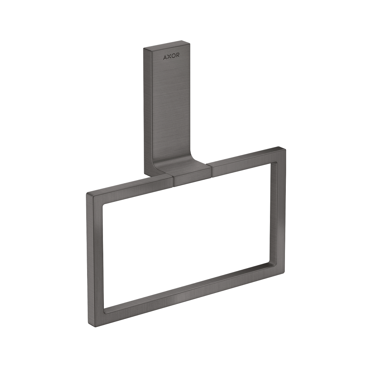 AXOR Universal Rectangular Towel ring - Brushed Black Chrome
