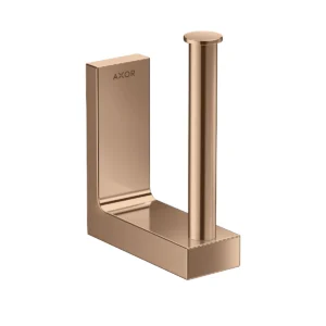 AXOR Universal Rectangular Spare roll holder - Polished Red Gold