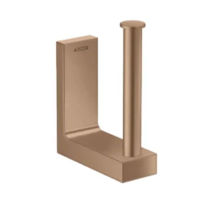 AXOR Universal Rectangular Spare roll holder - Brushed Red Gold