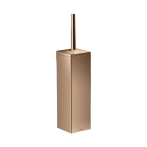AXOR Universal Rectangular Toilet brush holder wall-mounted - Polished Red Gold