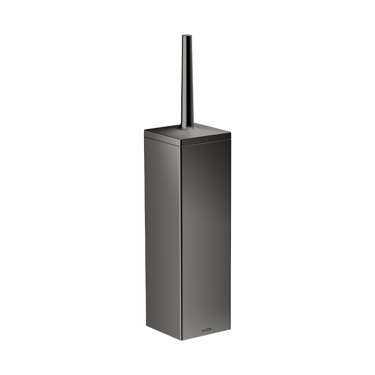 AXOR Universal Rectangular Toilet brush holder wall-mounted - Polished Black Chrome