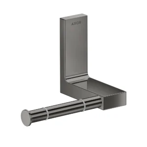 AXOR Universal Rectangular Toilet paper holder - Polished Black Chrome
