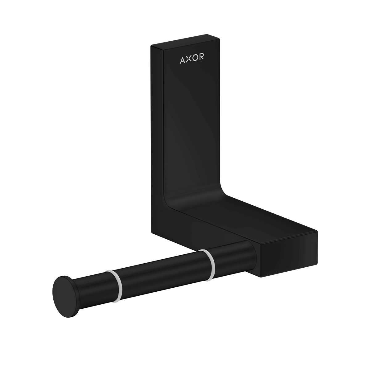 AXOR Universal Rectangular Toilet paper holder - Matt Black