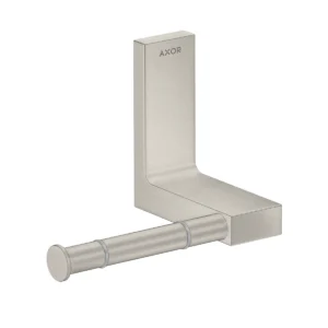 AXOR Universal Rectangular Toilet paper holder - Stainless Steel Optic