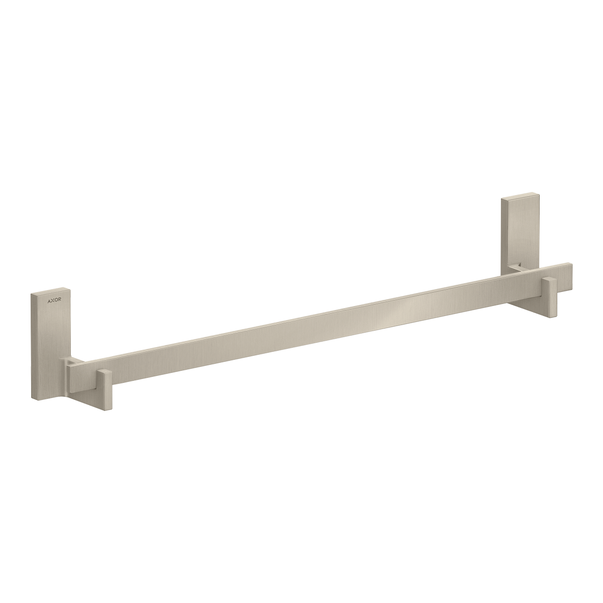 AXOR Universal Rectangular Bath towel rail 800 mm - Brushed Nickel