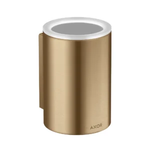 AXOR Universal Circular Toothbrush tumbler - Brushed Bronze