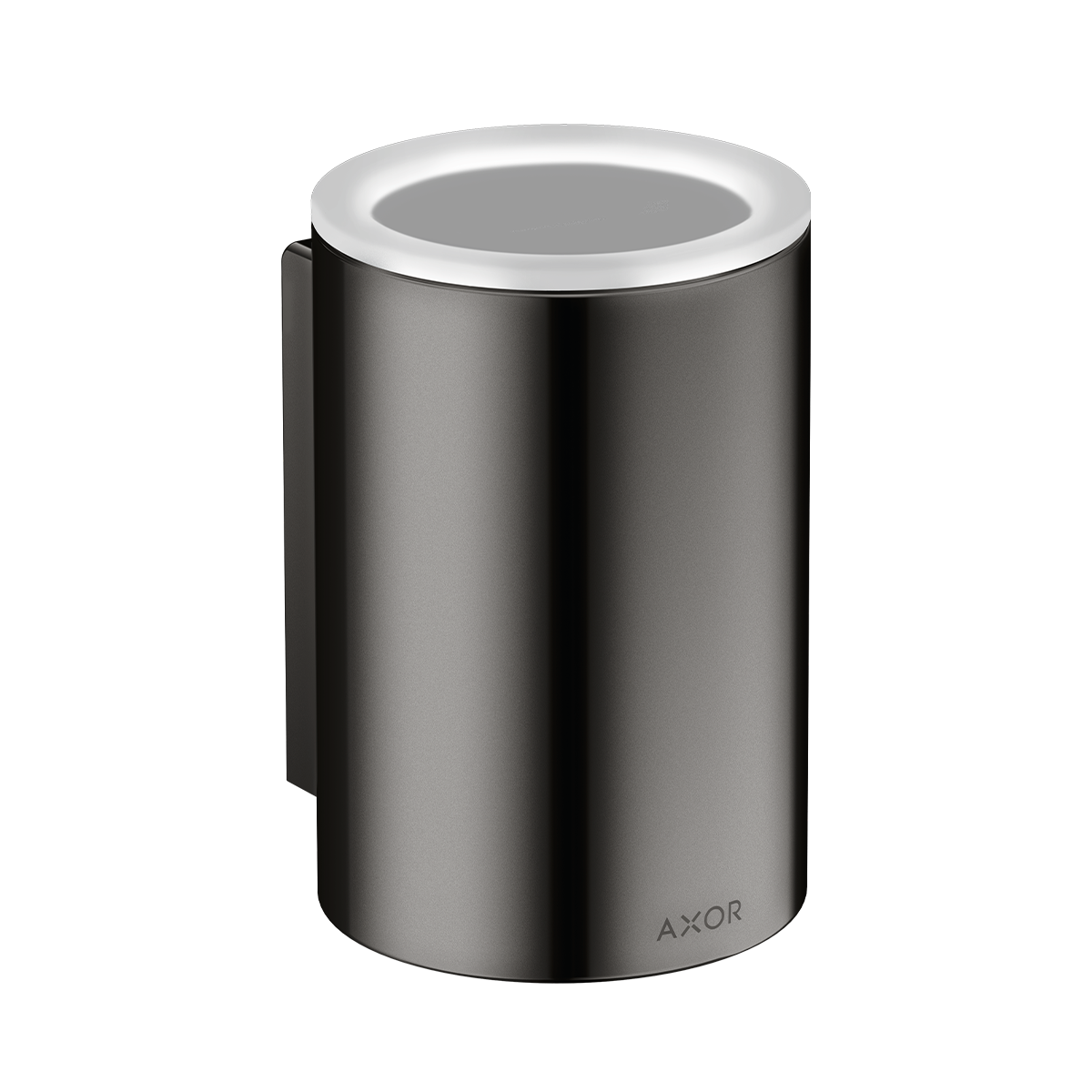 AXOR Universal Circular Toothbrush tumbler - Polished Black Chrome