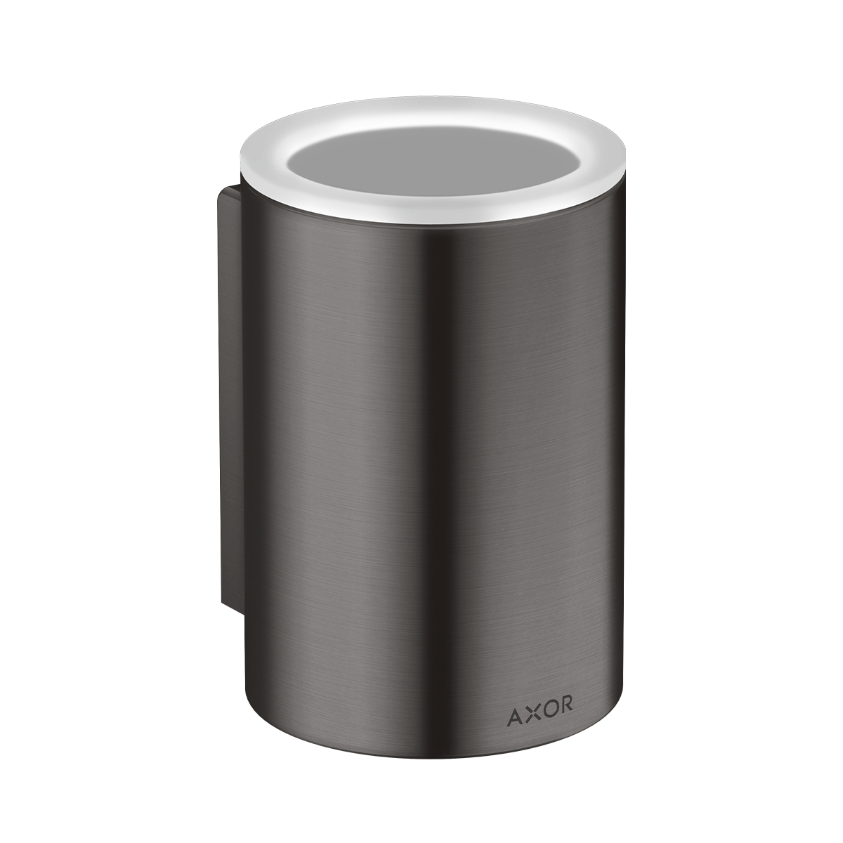 AXOR Universal Circular Toothbrush tumbler - Brushed Black Chrome