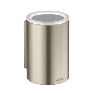 AXOR Universal Circular Toothbrush tumbler - Brushed Nickel