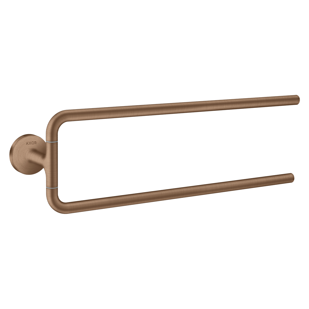 AXOR Universal Circular Towel holder twin-handle - Brushed Red Gold