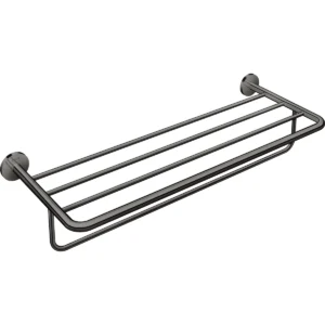 AXOR Universal Circular Towel rack with towel holder - Polished Black Chrome
