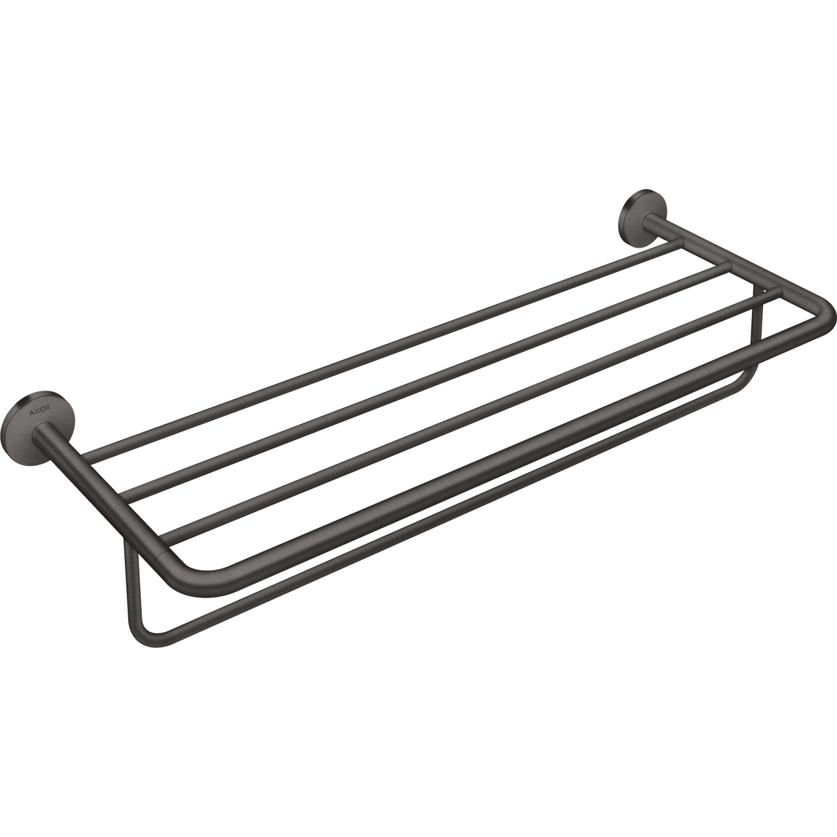 AXOR Universal Circular Towel rack with towel holder - Brushed Black Chrome