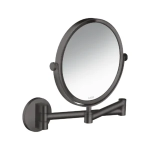AXOR Universal Circular Shaving mirror - Brushed Black Chrome