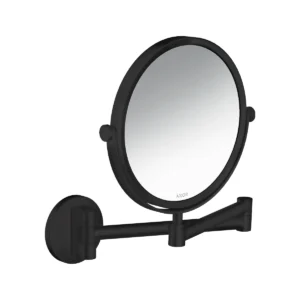 AXOR Universal Circular Shaving mirror - Matt Black