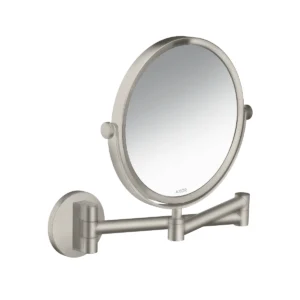 AXOR Universal Circular Shaving mirror - Brushed Nickel