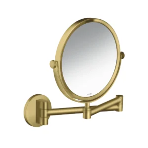 AXOR Universal Circular Shaving mirror - Brushed Brass