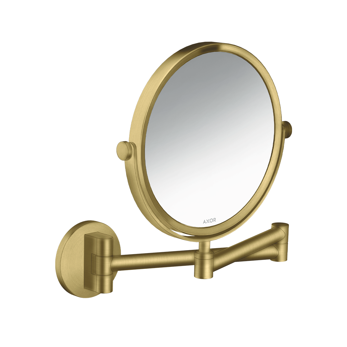 AXOR Universal Circular Shaving mirror - Brushed Brass