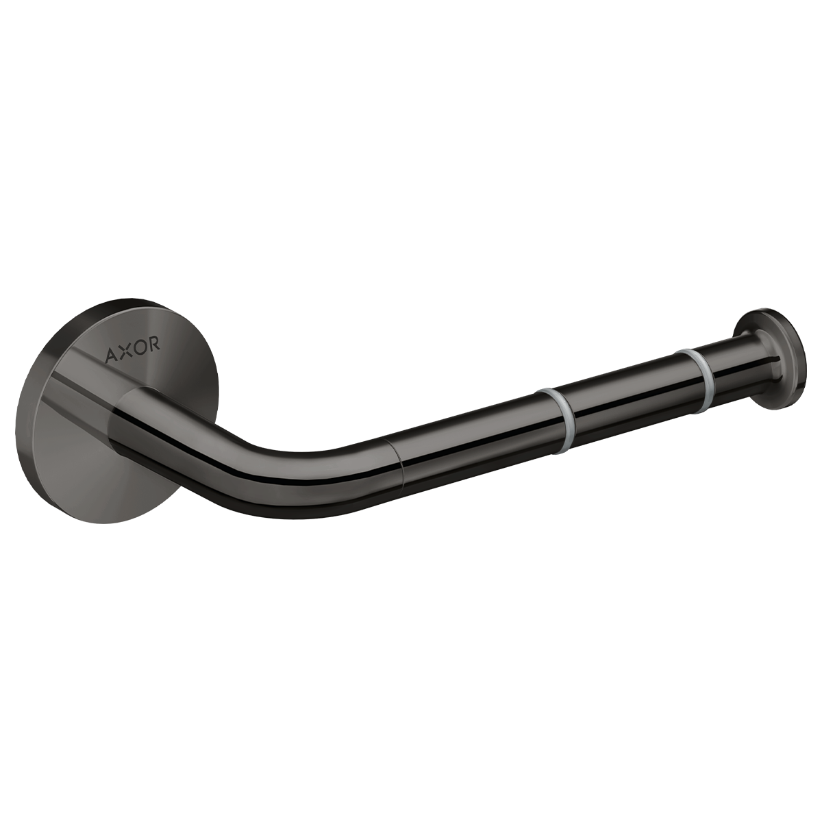 AXOR Universal Circular Toilet paper holder - Polished Black Chrome