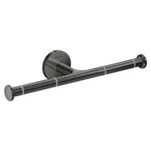 AXOR Universal Circular Toilet paper holder double - Polished Black Chrome
