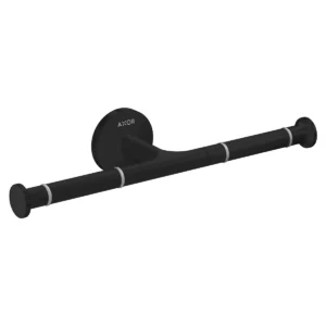 AXOR Universal Circular Toilet paper holder double - Matt Black