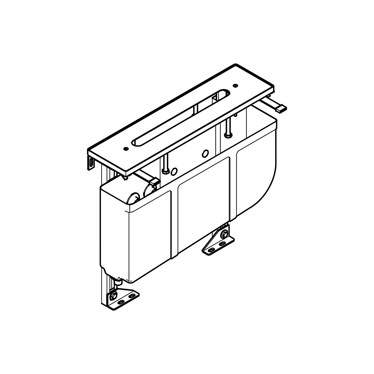 Dornbracht Perfecto installation kit