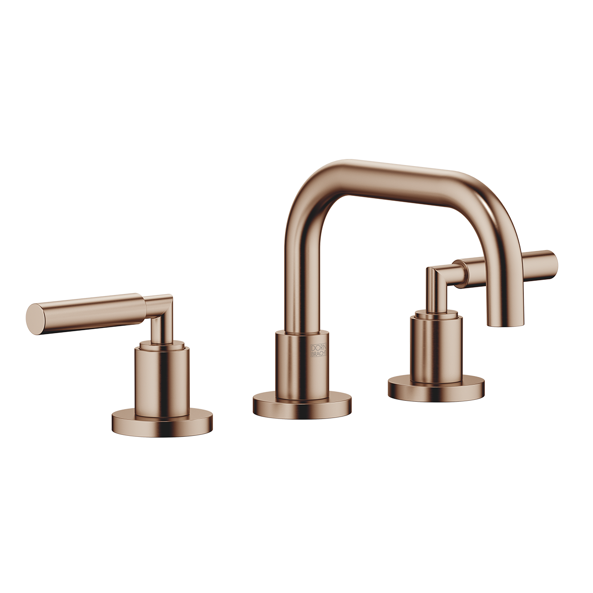 Dornbracht TARA Three-hole basin mixer with pop-up waste with levers - Brushed Bronze
