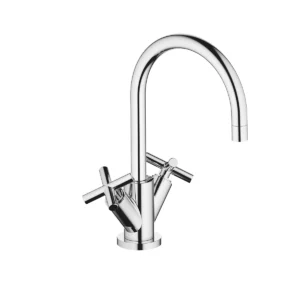 Dornbracht TARA Single-hole basin mixer with pop-up waste 165mm - Chrome
