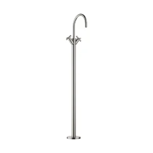 Dornbracht TARA Single-hole basin mixer with stand pipe without pop-up waste - Brushed Platinum
