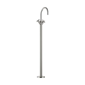 Dornbracht TARA Single-hole basin mixer with stand pipe without pop-up waste - Platinum