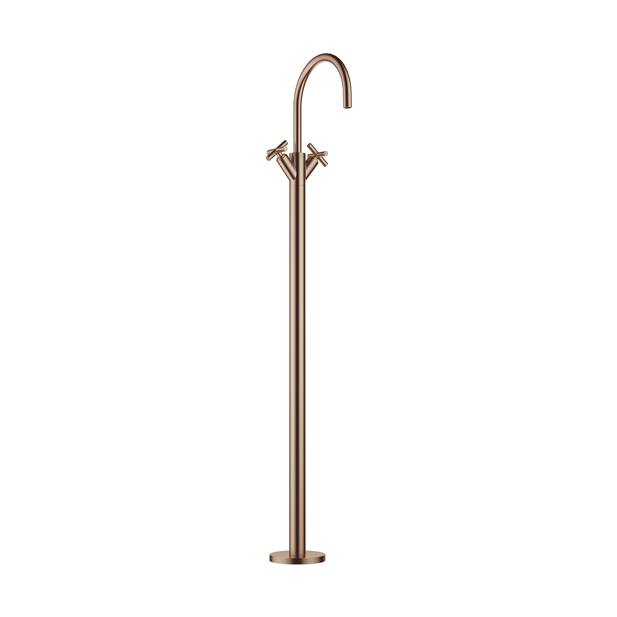 Dornbracht TARA Single-hole basin mixer with stand pipe without pop-up waste - Brushed Bronze