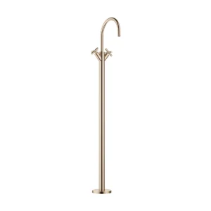 Dornbracht TARA Single-hole basin mixer with stand pipe without pop-up waste - Brushed Champagne (22kt Gold)