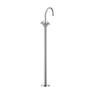 Dornbracht TARA Single-hole basin mixer with stand pipe without pop-up waste - Brushed Chrome