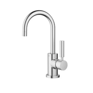 Dornbracht TARA Single-lever basin mixer with pop-up waste 137mm - Brushed Chrome