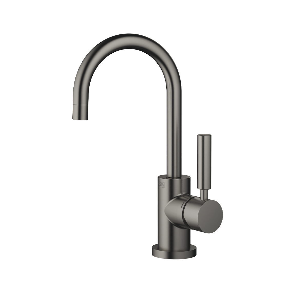 Dornbracht TARA Single-lever basin mixer with pop-up waste 137mm - Brushed Dark Platinum